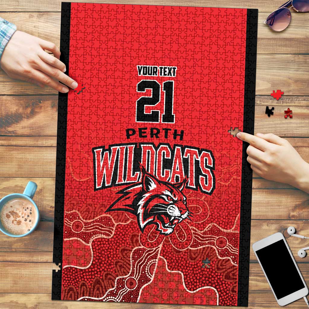 Basketball Custom Perth Puzzle Simple Australian Dot Art LT9