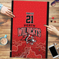 Basketball Custom Perth Puzzle Simple Australian Dot Art LT9