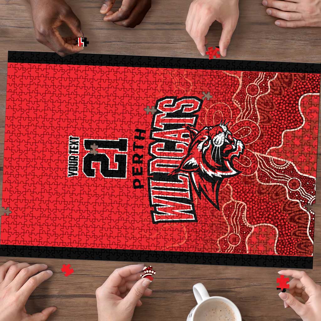 Basketball Custom Perth Puzzle Simple Australian Dot Art LT9