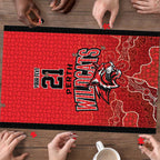 Basketball Custom Perth Puzzle Simple Australian Dot Art LT9