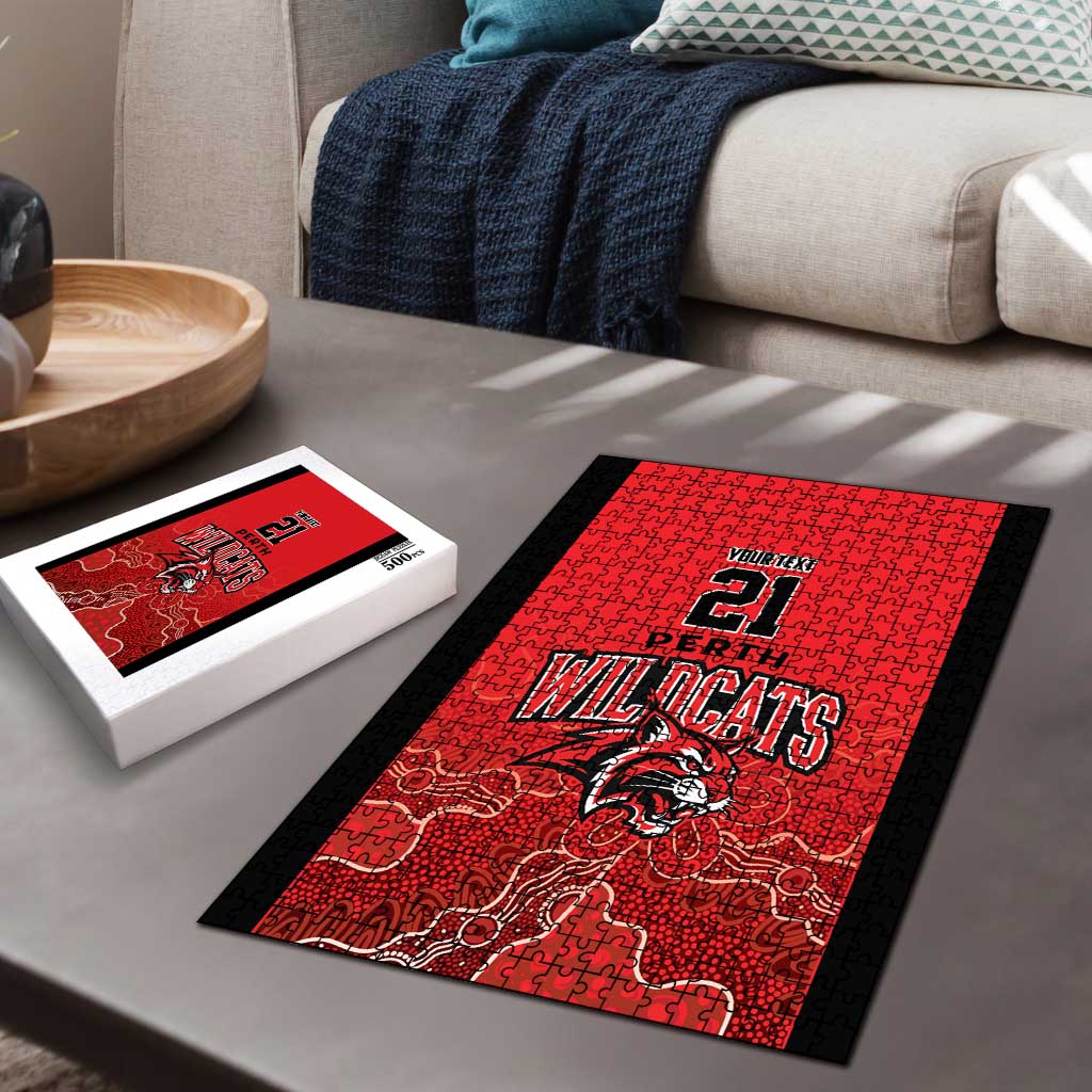 Basketball Custom Perth Puzzle Simple Australian Dot Art LT9