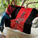 Basketball Custom Perth Quilt Simple Australian Dot Art - Aussie Hoodie