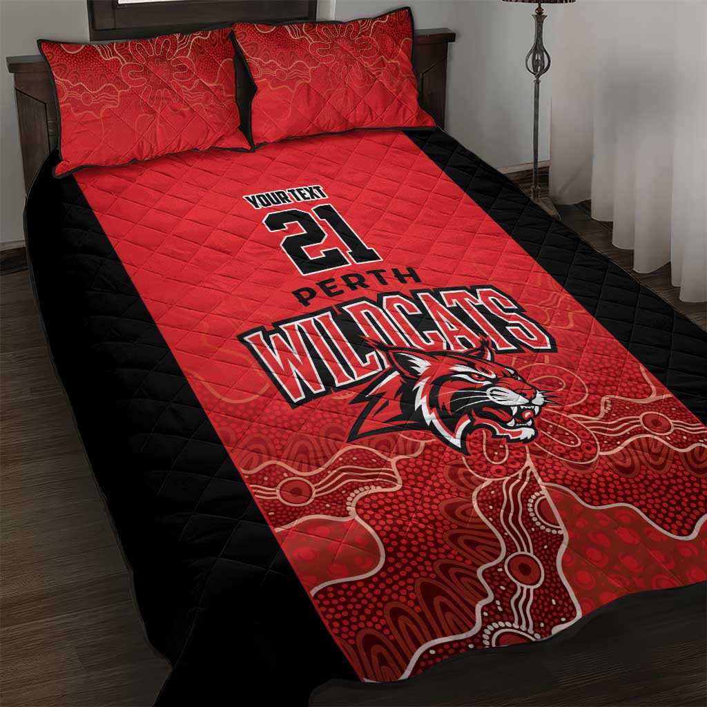 Basketball Custom Perth Quilt Bed Set Simple Australian Dot Art - Aussie Hoodie