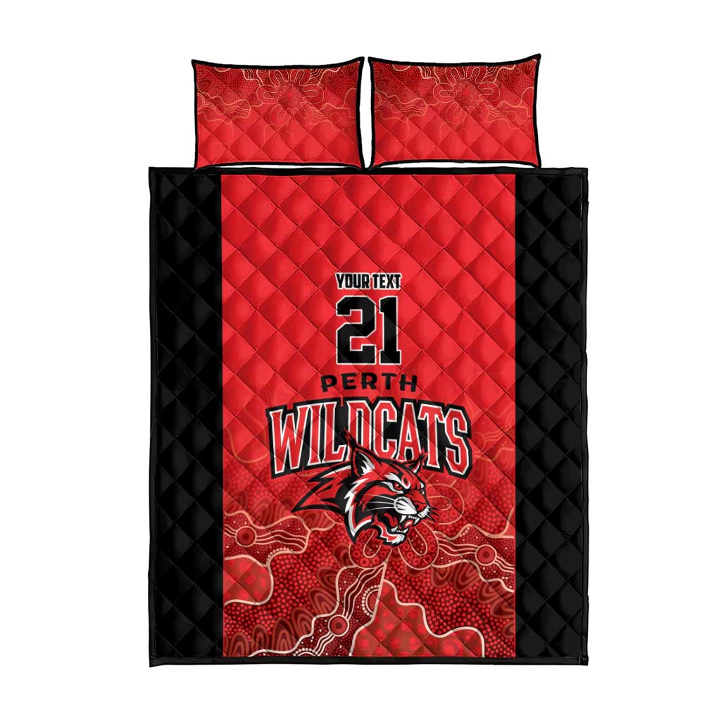 Basketball Custom Perth Quilt Bed Set Simple Australian Dot Art - Aussie Hoodie