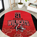 Basketball Custom Perth Round Carpet Simple Australian Dot Art - Aussie Hoodie