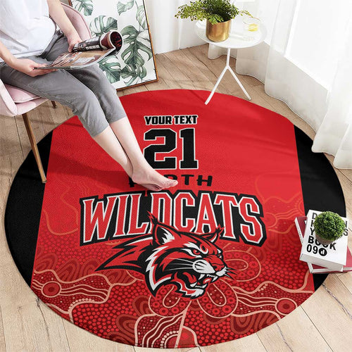 Basketball Custom Perth Round Carpet Simple Australian Dot Art - Aussie Hoodie