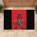 Basketball Custom Perth Rubber Doormat Simple Australian Dot Art - Aussie Hoodie
