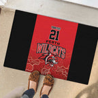 Basketball Custom Perth Rubber Doormat Simple Australian Dot Art - Aussie Hoodie