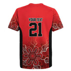 Basketball Custom Perth Rugby Jersey Simple Australian Dot Art - Aussie Hoodie