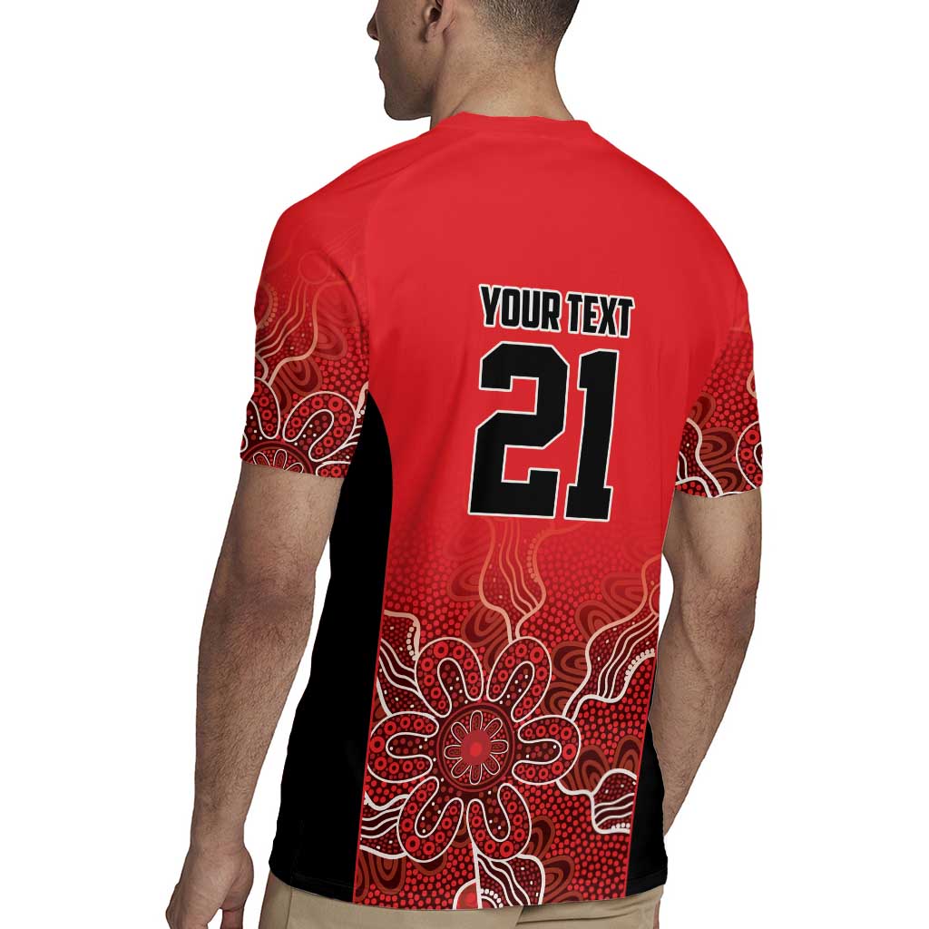 Basketball Custom Perth Rugby Jersey Simple Australian Dot Art - Aussie Hoodie
