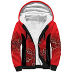 Basketball Custom Perth Sherpa Hoodie Simple Australian Dot Art - Aussie Hoodie