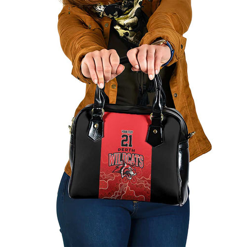 Basketball Custom Perth Shoulder Handbag Simple Australian Dot Art - Aussie Hoodie