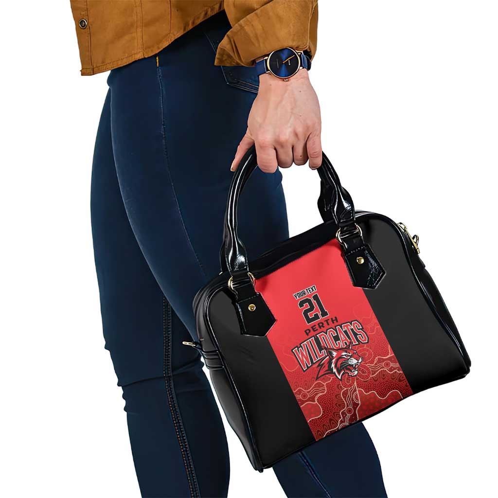 Basketball Custom Perth Shoulder Handbag Simple Australian Dot Art - Aussie Hoodie