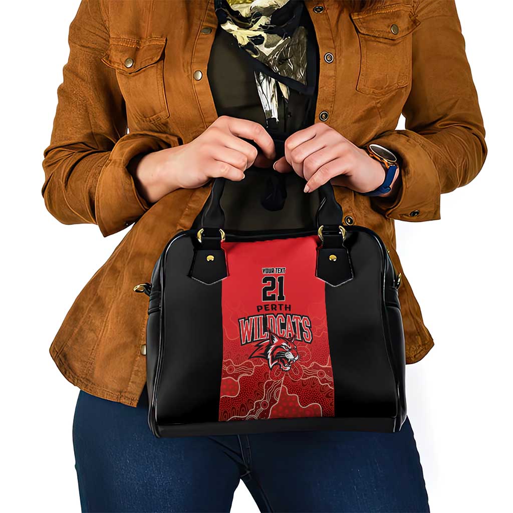 Basketball Custom Perth Shoulder Handbag Simple Australian Dot Art - Aussie Hoodie