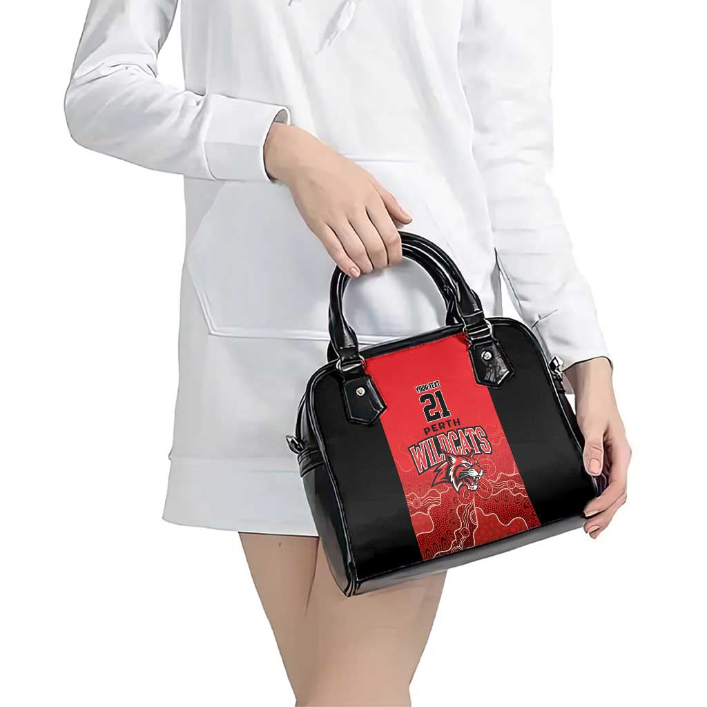 Basketball Custom Perth Shoulder Handbag Simple Australian Dot Art - Aussie Hoodie