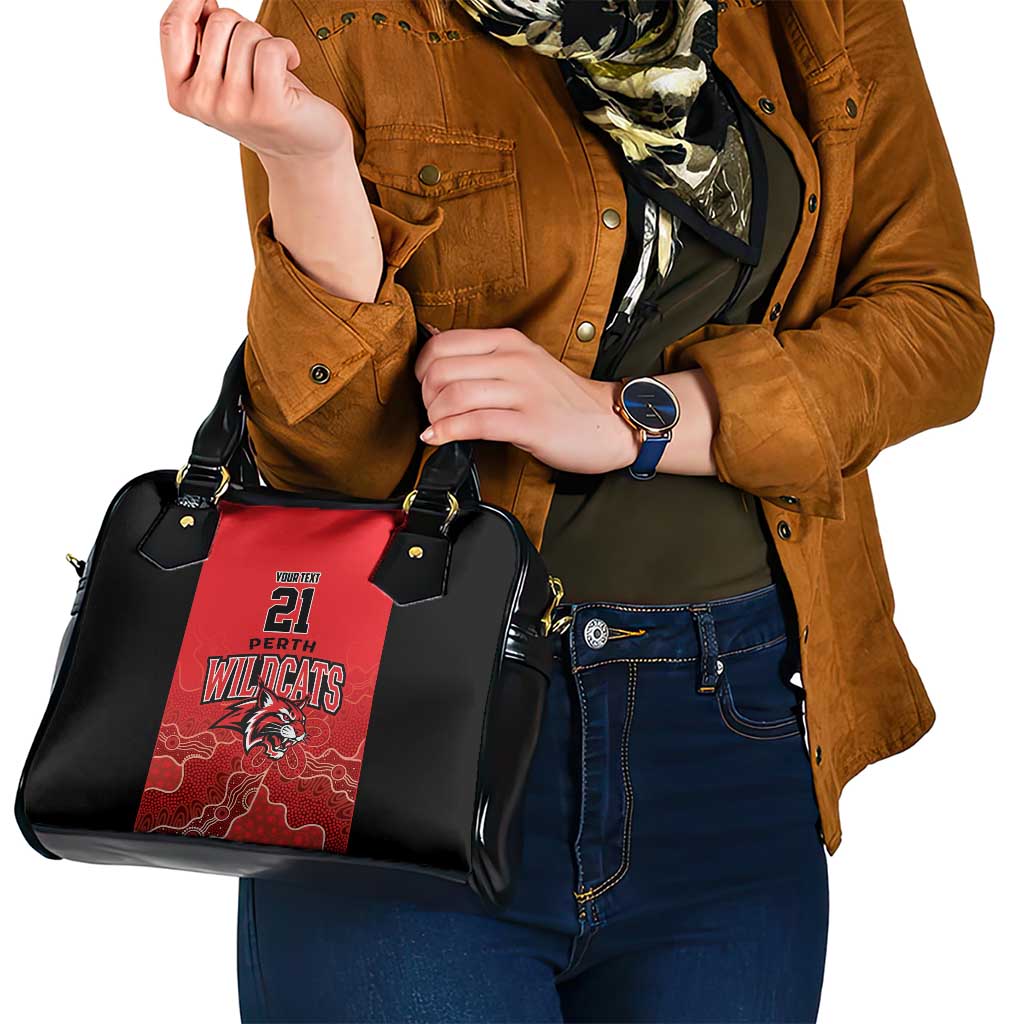 Basketball Custom Perth Shoulder Handbag Simple Australian Dot Art - Aussie Hoodie