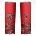 Basketball Custom Perth Skinny Tumbler Simple Australian Dot Art - Aussie Hoodie
