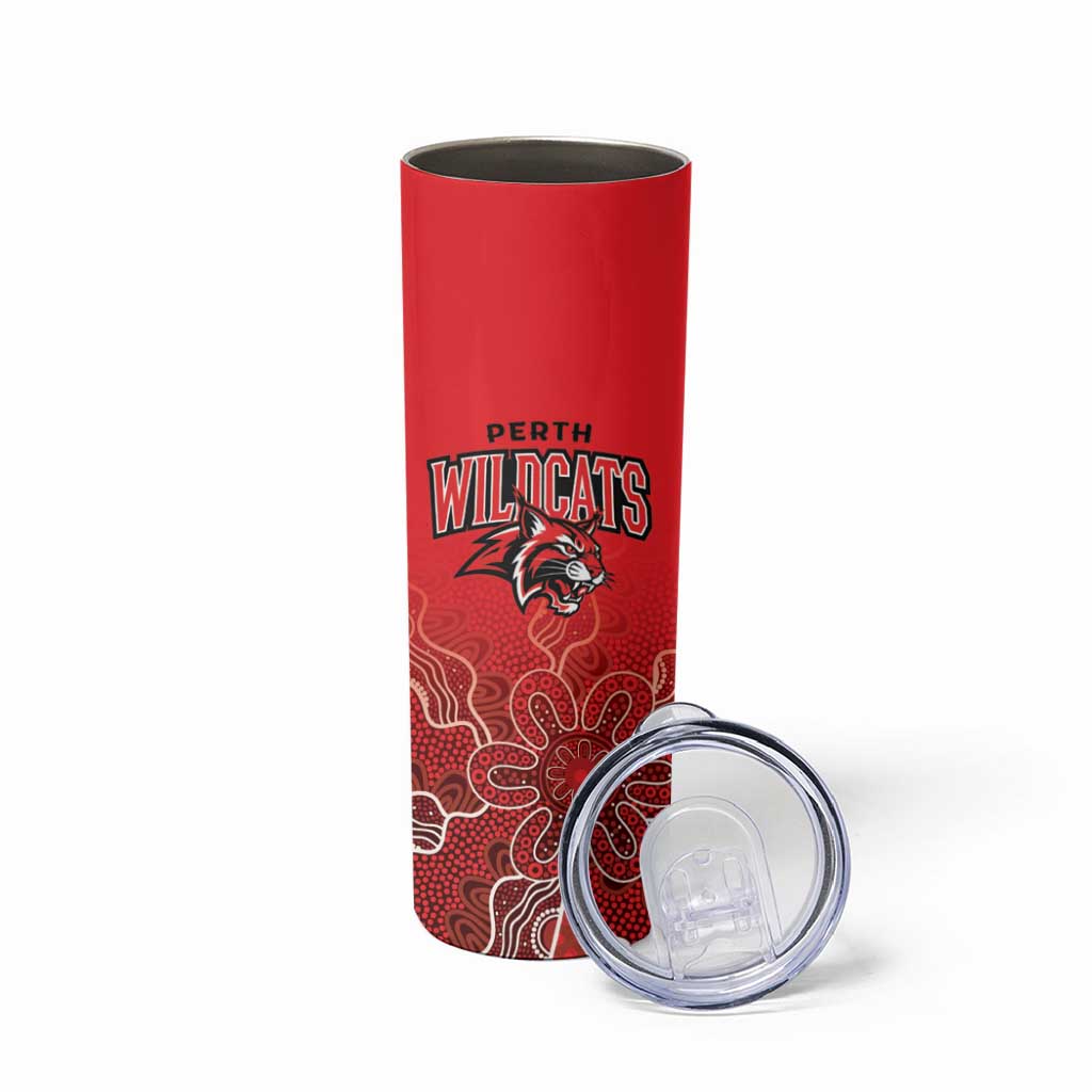 Basketball Custom Perth Skinny Tumbler Simple Australian Dot Art - Aussie Hoodie