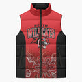 Basketball Custom Perth Sleeveless Puffer Jacket Simple Australian Dot Art - Aussie Hoodie