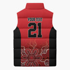 Basketball Custom Perth Sleeveless Puffer Jacket Simple Australian Dot Art - Aussie Hoodie