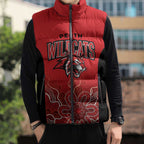 Basketball Custom Perth Sleeveless Puffer Jacket Simple Australian Dot Art - Aussie Hoodie