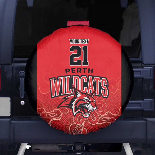 Basketball Custom Perth Spare Tire Cover Simple Australian Dot Art - Aussie Hoodie