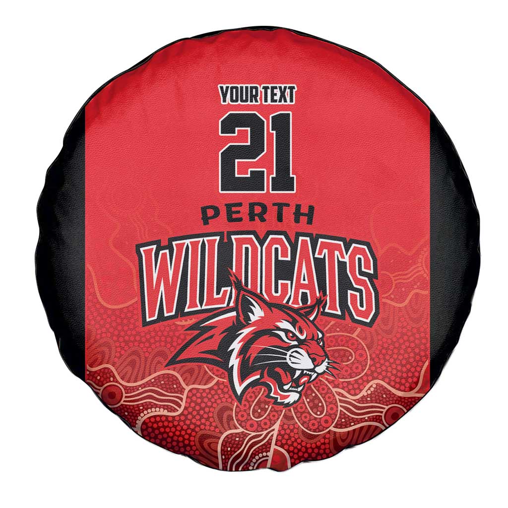 Basketball Custom Perth Spare Tire Cover Simple Australian Dot Art - Aussie Hoodie