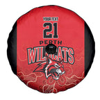 Basketball Custom Perth Spare Tire Cover Simple Australian Dot Art - Aussie Hoodie