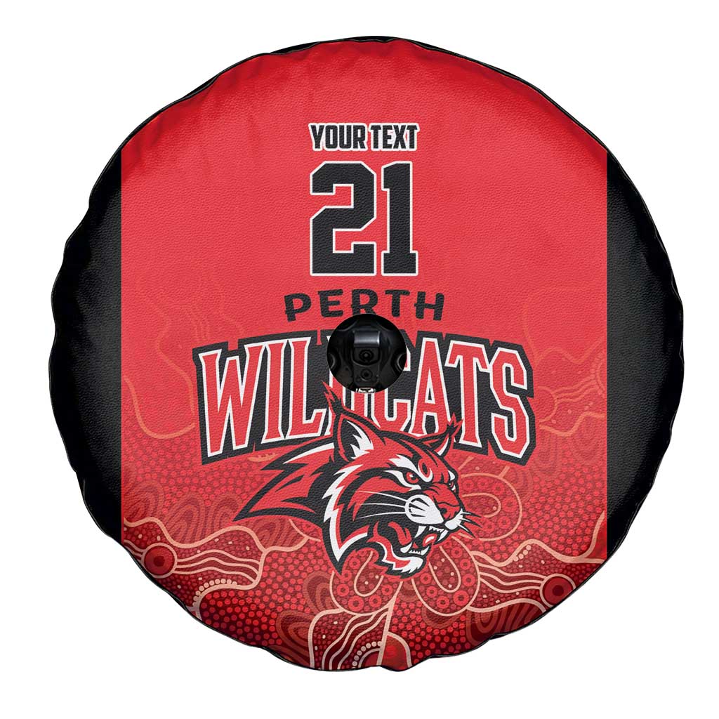 Basketball Custom Perth Spare Tire Cover Simple Australian Dot Art - Aussie Hoodie