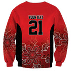 Basketball Custom Perth Sweatshirt Simple Australian Dot Art - Aussie Hoodie