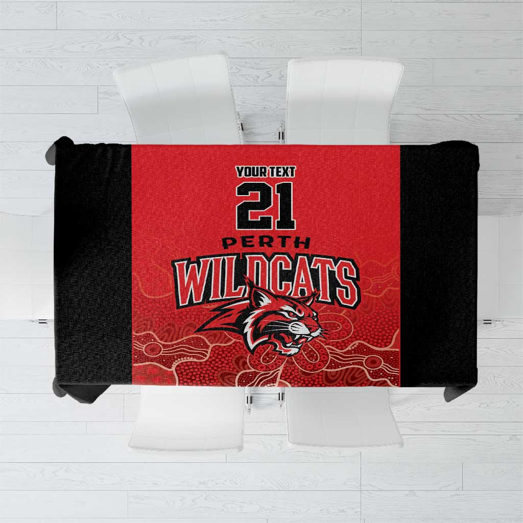 Basketball Custom Perth Tablecloth Simple Australian Dot Art - Aussie Hoodie