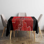 Basketball Custom Perth Tablecloth Simple Australian Dot Art - Aussie Hoodie