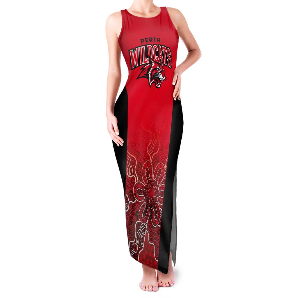 Basketball Custom Perth Tank Maxi Dress Simple Australian Dot Art - Aussie Hoodie