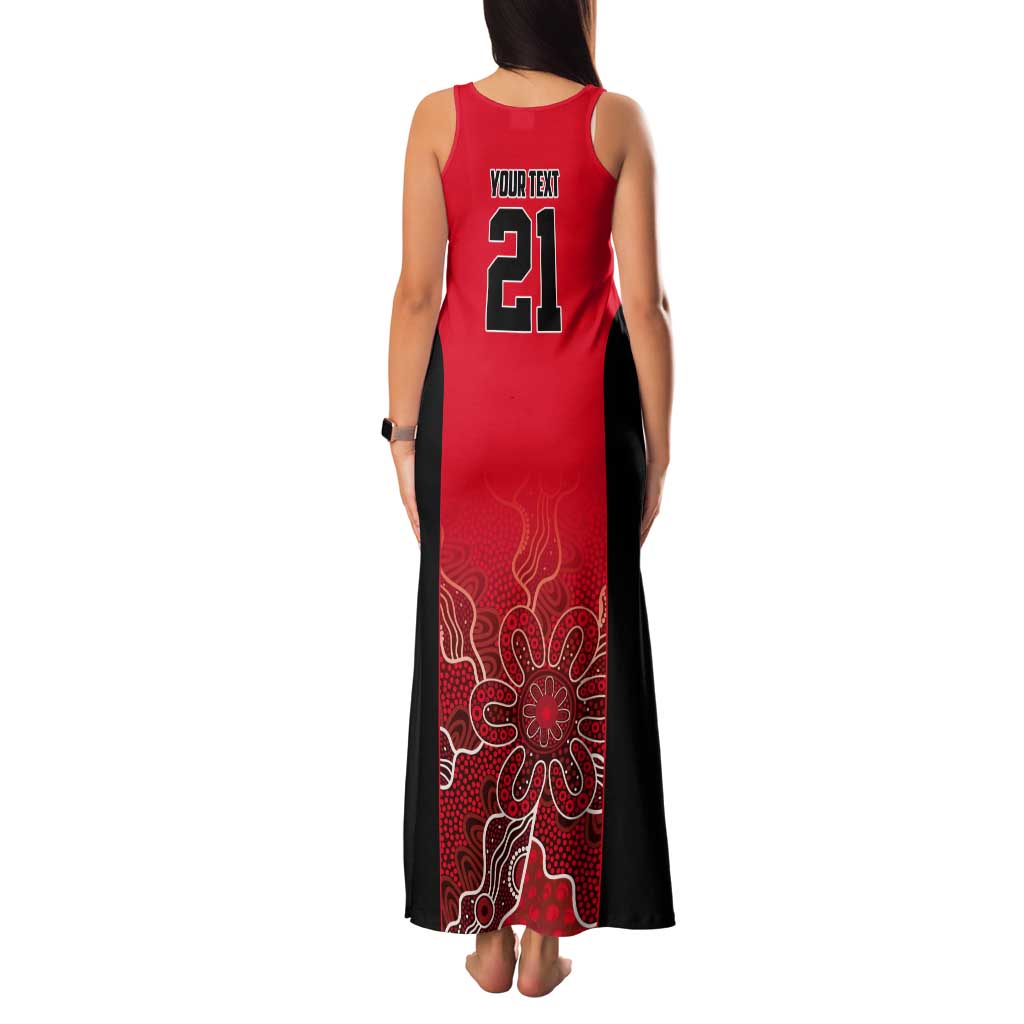 Basketball Custom Perth Tank Maxi Dress Simple Australian Dot Art - Aussie Hoodie