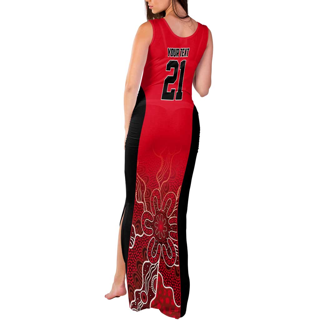Basketball Custom Perth Tank Maxi Dress Simple Australian Dot Art - Aussie Hoodie