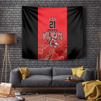 Basketball Custom Perth Tapestry Simple Australian Dot Art - Aussie Hoodie