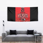 Basketball Custom Perth Tapestry Simple Australian Dot Art - Aussie Hoodie