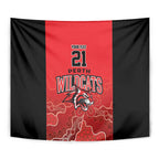 Basketball Custom Perth Tapestry Simple Australian Dot Art - Aussie Hoodie