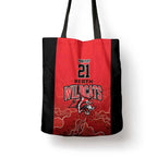 Basketball Custom Perth Tote Bag Simple Australian Dot Art - Aussie Hoodie