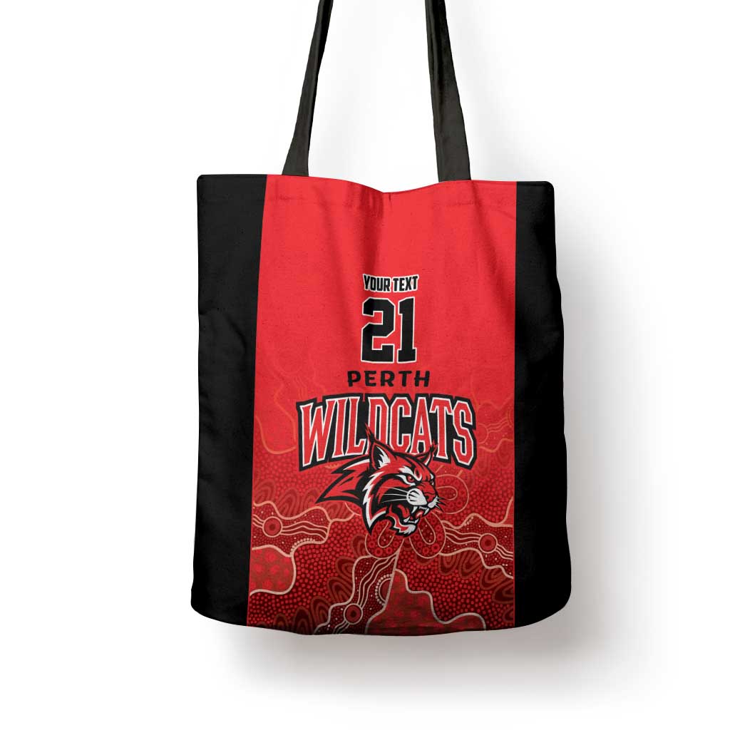 Basketball Custom Perth Tote Bag Simple Australian Dot Art - Aussie Hoodie