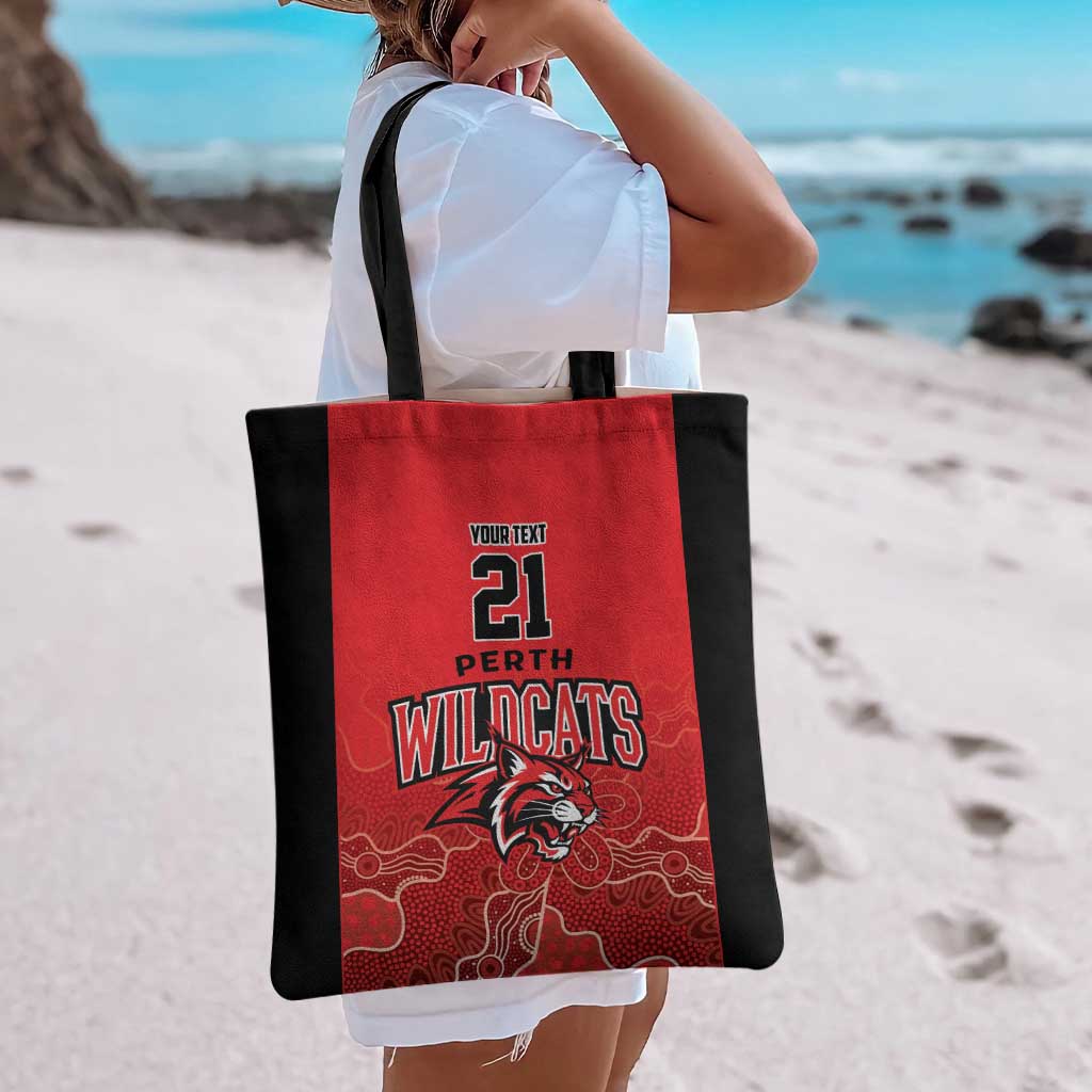 Basketball Custom Perth Tote Bag Simple Australian Dot Art - Aussie Hoodie