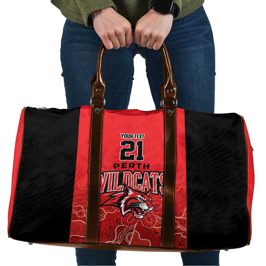 Basketball Custom Perth Travel Bag Simple Australian Dot Art - Aussie Hoodie