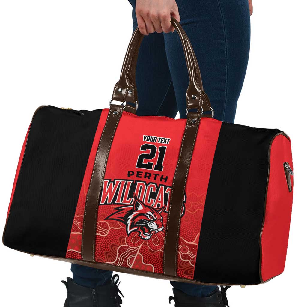 Basketball Custom Perth Travel Bag Simple Australian Dot Art - Aussie Hoodie