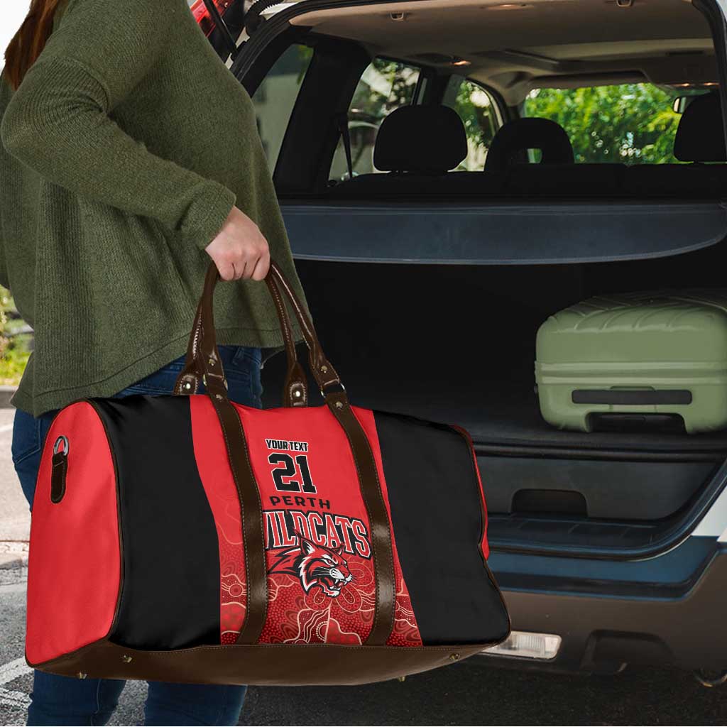 Basketball Custom Perth Travel Bag Simple Australian Dot Art - Aussie Hoodie