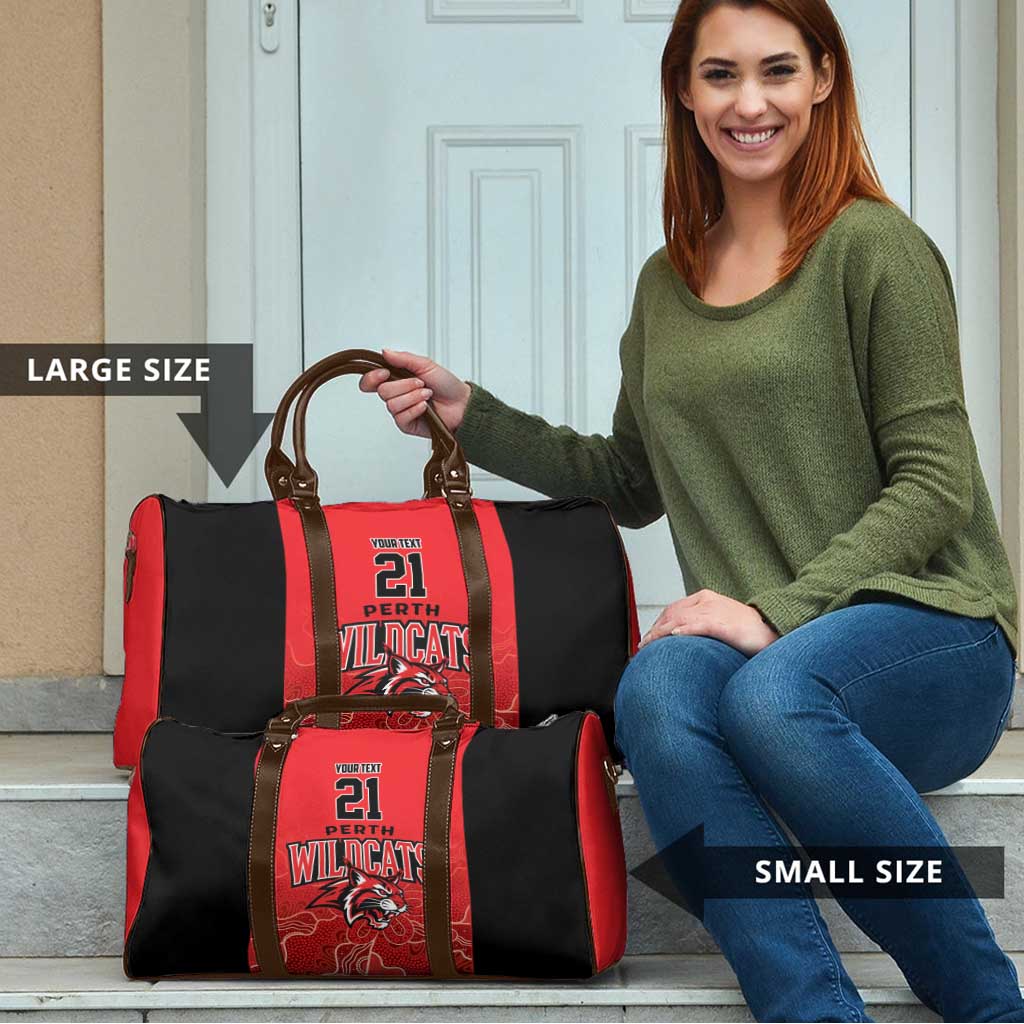 Basketball Custom Perth Travel Bag Simple Australian Dot Art - Aussie Hoodie