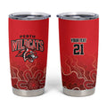 Basketball Custom Perth Tumbler Cup Simple Australian Dot Art - Aussie Hoodie