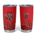 Basketball Custom Perth Tumbler Cup Simple Australian Dot Art - Aussie Hoodie
