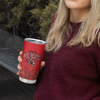 Basketball Custom Perth Tumbler Cup Simple Australian Dot Art - Aussie Hoodie