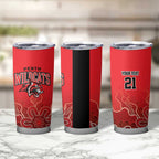 Basketball Custom Perth Tumbler Cup Simple Australian Dot Art - Aussie Hoodie