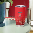 Basketball Custom Perth Tumbler Cup Simple Australian Dot Art - Aussie Hoodie